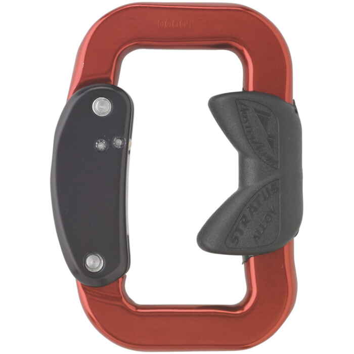 Karabiner alu 18Kn Stratus Slim met keeper. - Afbeelding 2