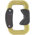 Karabiner alu 18Kn Stratus Slim met keeper.