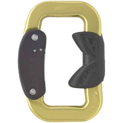 Karabiner alu 18Kn Stratus Slim met keeper.