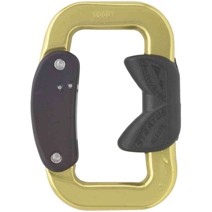 Karabiner alu 18Kn Stratus Slim met keeper. - Afbeelding 1