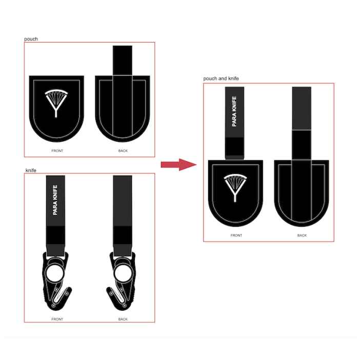 Para Knife veiligheidsmes / lijnen-snijder / riser-snijder - Afbeelding 8