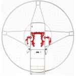 Liberty paramotor: Battellini Saturn 12V S. Titanium Cross frame+Total Control+Fast Attack - Afbeelding 5