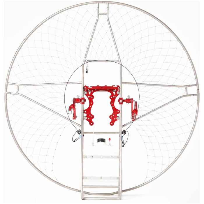 Liberty paramotor: Moster 185 dual start. Titanium Cross frame+Total Control+Fast Attack - Afbeelding 2