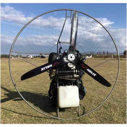 Liberty paramotor: Sky 150 motor. Titanium Cross frame+Total Control+Fast Attack