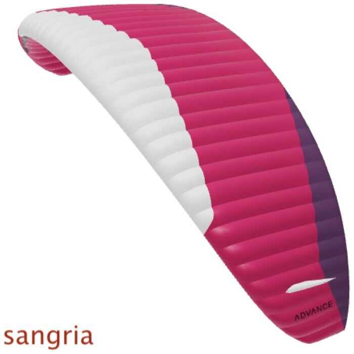 Advance Epsilon DLS paramotor hybride scherm ook voor paragliden. Kleur Sangria.