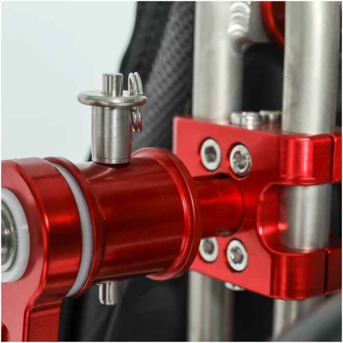 Liberty paramotor: Moster 185 dual start. Titanium Cross frame+Total Control+Fast Attack - Afbeelding 3