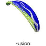 Dudek paramotor paraglider Snake kleur Fusion