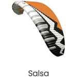 Dudek paramotor glider Nucleon kleur Salsa.