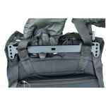 paramotor harnas is bij liberty paramotors nauwkeurig in hoogte te verstellen. Op elk paramotorframe.