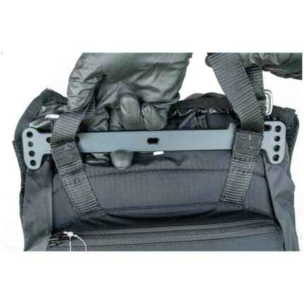 paramotor harnas is bij liberty paramotors nauwkeurig in hoogte te verstellen. Op elk paramotorframe.