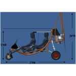 Afmetingen Fresh Breeze X-light paramotortrike tandem