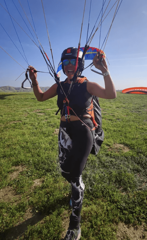grondoefeningen tijdens de paramotor opleiding