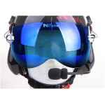 paramotor helm vizier mirror blue NVolo
