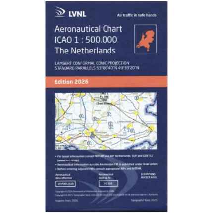 ICAO luchtvaart kaart Nederland
