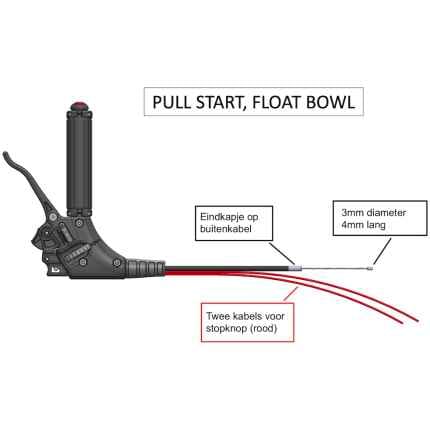 Off-Grid Pull start float bowl
