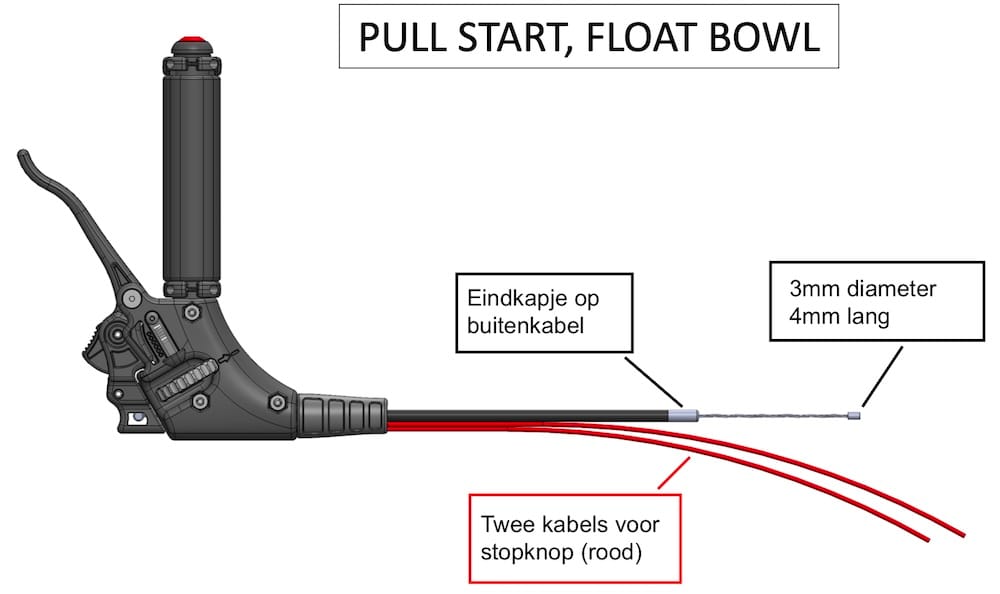 Off-Grid Pull start float bowl