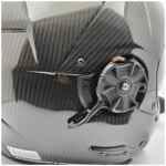 Nvolo G-FORCE helikopter helm carbon. Vizierbediening detail.